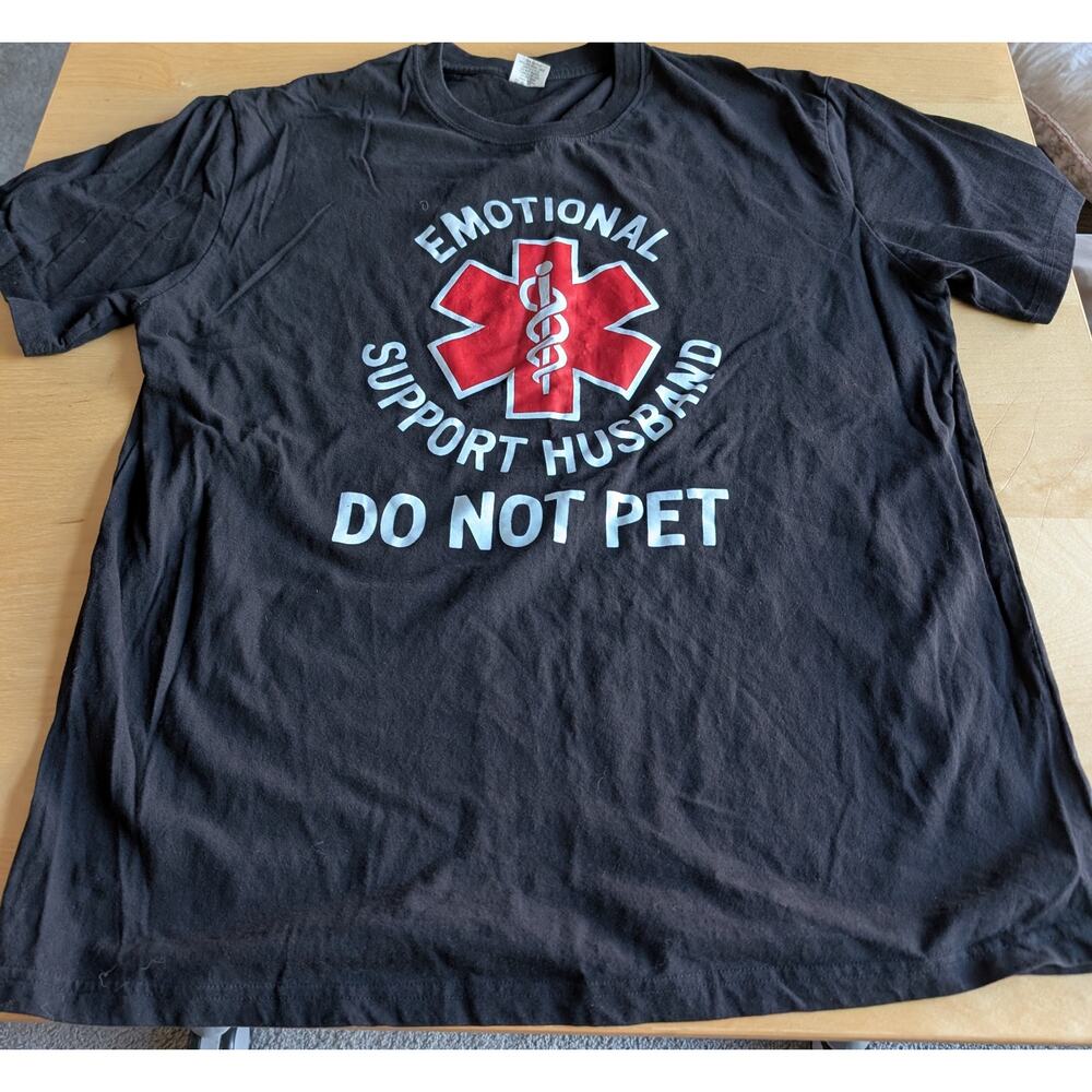 🌼Mens XXL Emotional Support Tee - Picture 1 of 4